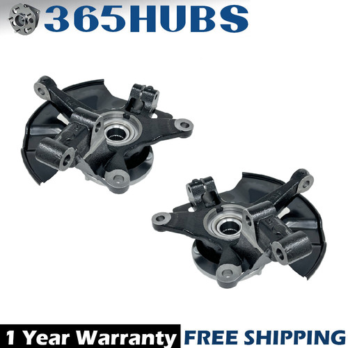 Front left knuckle - left, assembly